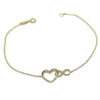 Pulsera corazón e infinito enamorados