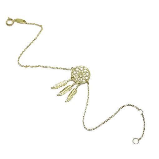 Pulsera atrapa sueños oro mujer - Imagen 6