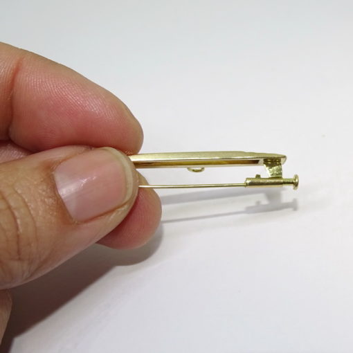 Alfiler de bebé de Oro de 18k 1.70gr - Imagen 3
