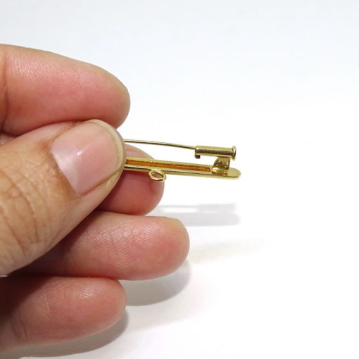 Alfiler de bebé de Oro de 18k  0.40cm - Imagen 4