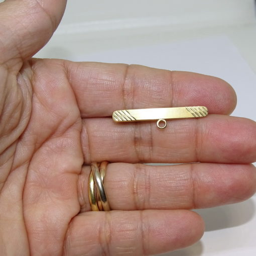 Alfiler de bebé de Oro de 18k  0.40cm - Imagen 5