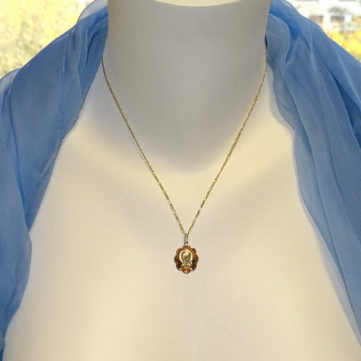 Medalla nube Virgen con Cadena - Imagen 2