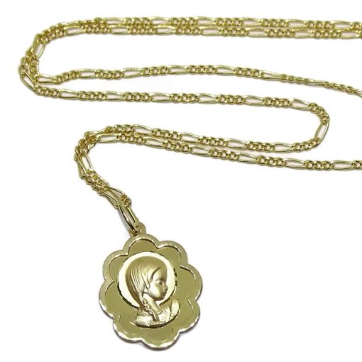 Medalla nube Virgen con Cadena - Imagen 5