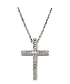 Cruz diamantes de 0,70cts
