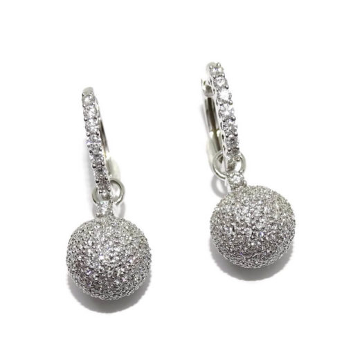pendientes desmontables con diamantes de 2,11cts oro 18k - Imagen 3