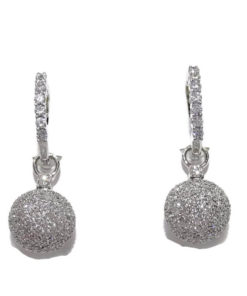 pendientes desmontables con diamantes de 2,11cts oro 18k
