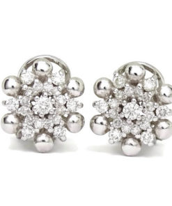 copo de diamantes de 0,82cts en oro blanco de 18k