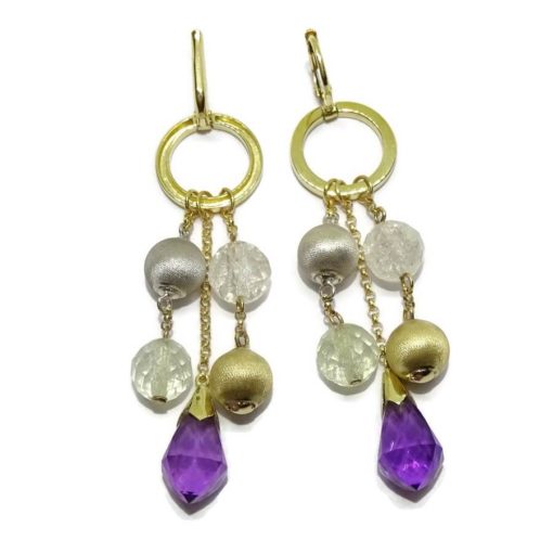 Pendientes oro amarillo 18k 11,20gr - Imagen 4