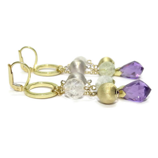 Pendientes oro amarillo 18k 11,20gr - Imagen 3
