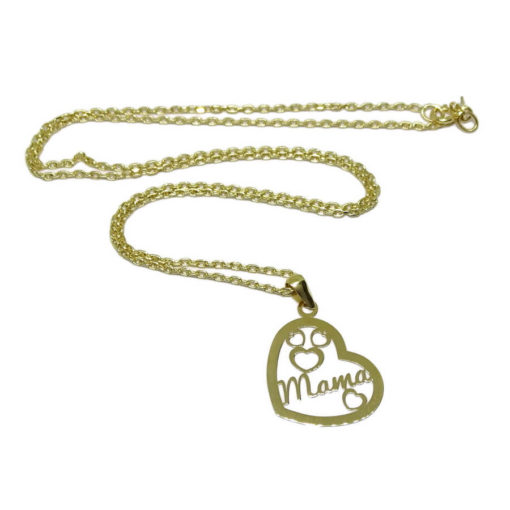 Colgante amarillo corazon mama - Imagen 5