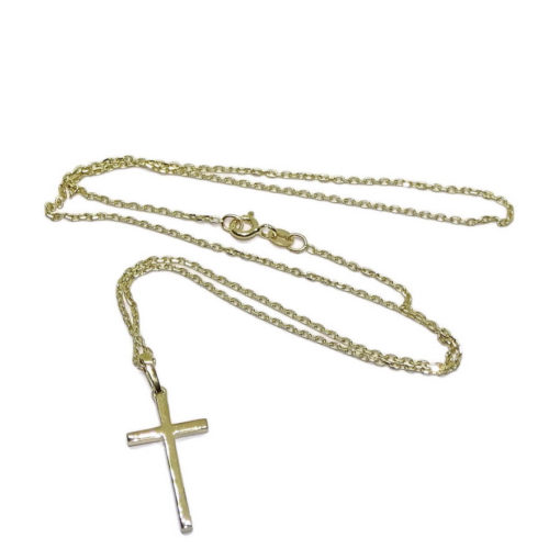 Cruz y Cadena oro 3,05gr comunion - Imagen 5