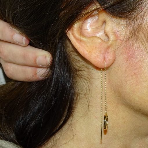 Pendientes pasador 1,10gr - Imagen 8