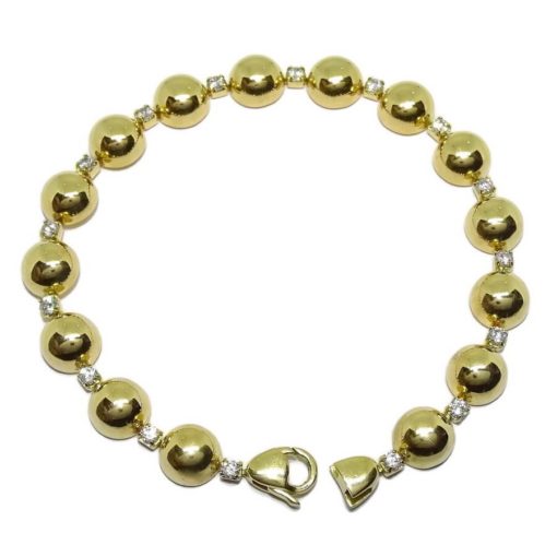 Pulsera medias bolas de 4mm 15,45gr - Imagen 5