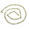 Cadena de Oro Amarillo de 18k Modelo 3x1