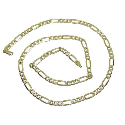 Cadena de Oro Amarillo de 18k Modelo 3x1