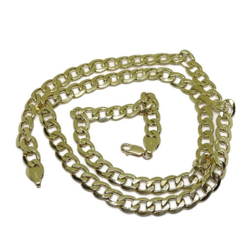 Cadena de Oro Amarillo de 18k Tipo barbada Grande - Imagen 4