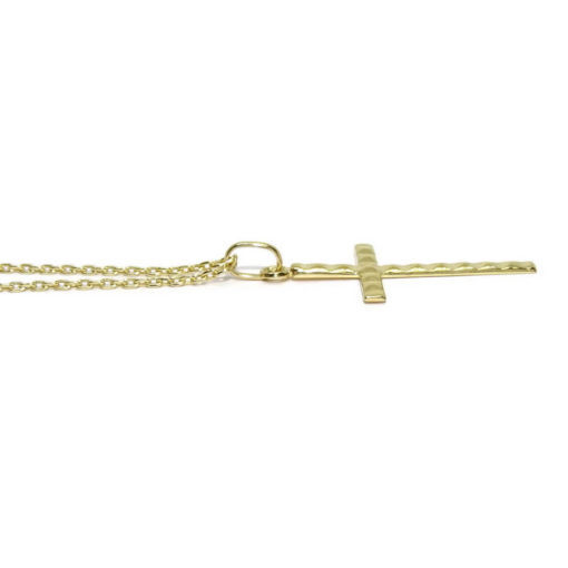 Cruz de Oro de  Tubo Cuadrado Ondulado - Imagen 3