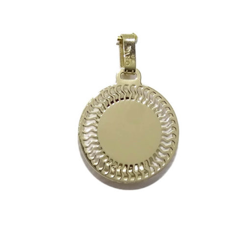 Medalla de Oro Amarillo de 18Ktes - Imagen 2
