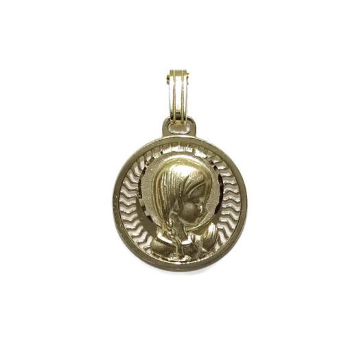 Medalla de Oro Amarillo de 18Ktes