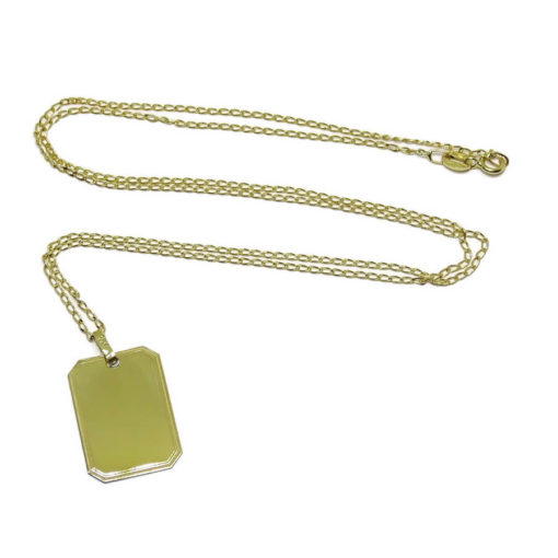 Placa de Oro Amarillo de 18k - Imagen 4
