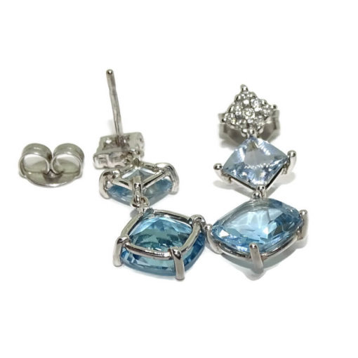 Pendientes con diamantes Largos - Imagen 4