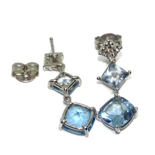Pendientes con diamantes Largos - Imagen 5