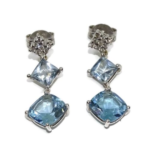 Pendientes con diamantes Largos - Imagen 6