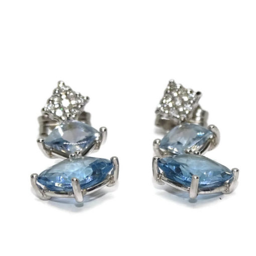 Pendientes con diamantes Largos - Imagen 7