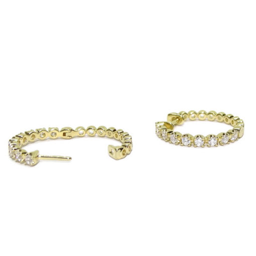 Aros de oro amarillo - Imagen 3