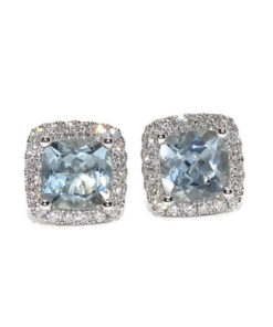 Pendientes con diamantes