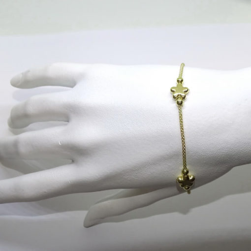 Pulsera de Oro Amarillo de 18k con 6 - Imagen 2