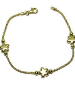 Pulsera de Oro Amarillo de 18k con 6