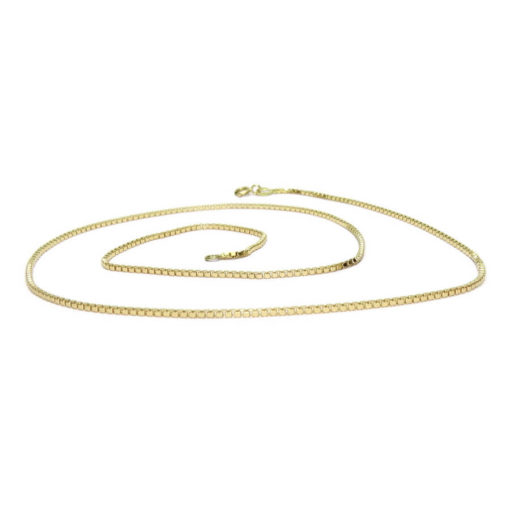 Colgante de Cleopatra de Oro de 18k con Diamantes de 0.23cts y Cadena Veneciana Fuerte de 45cm. 17.95gr de Oro de 18k - Imagen 8