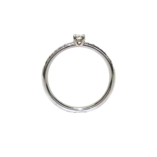 Anillo pedida combinada 0,20cts - Imagen 5