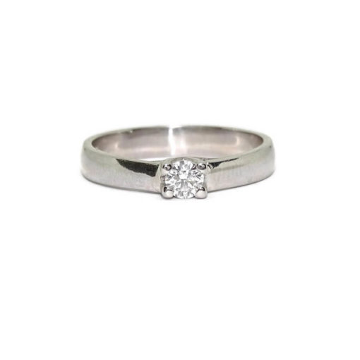 Anillo 4 garras 0,20cts - Imagen 7