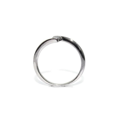 Anillo brazo cruzado 0,11cts - Imagen 3