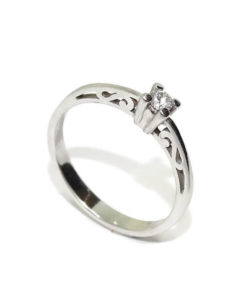 Anillo filigrana 0,11cts
