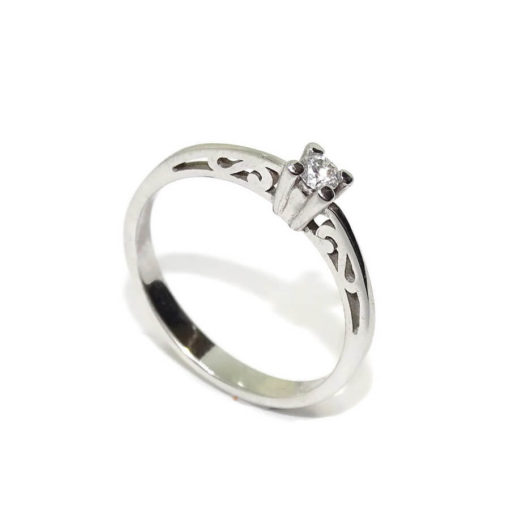 Anillo filigrana 0,11cts