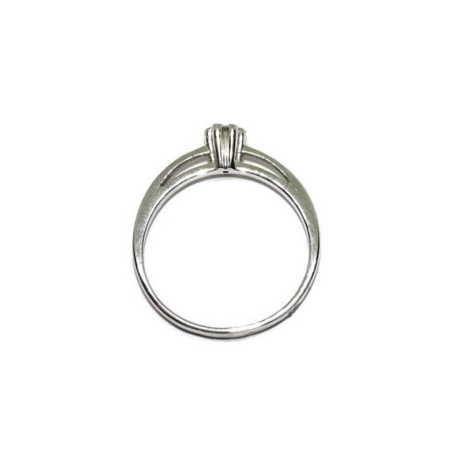 Anillo flor 0,11cts - Imagen 3