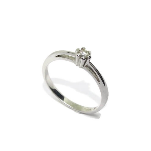 Anillo flor 0,11cts