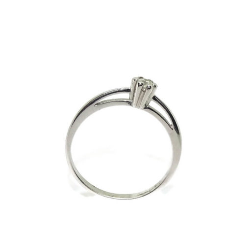 Anillo flor 0,11cts - Imagen 7