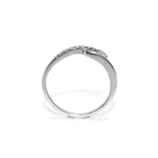 Anillo brazo cruzado 0,20cts - Imagen 3
