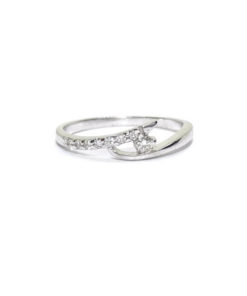 Anillo brazo cruzado 0,20cts
