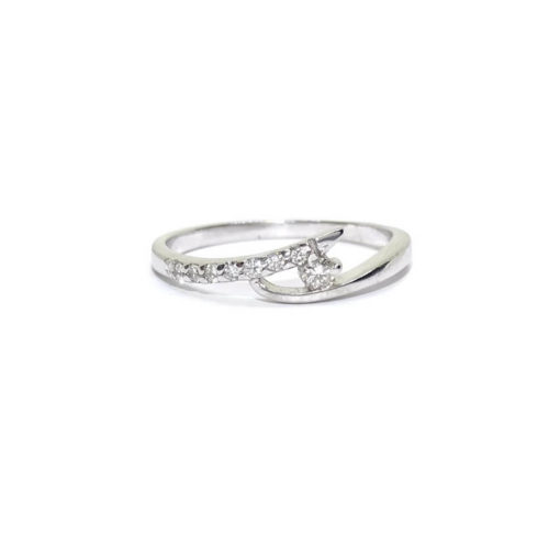 Anillo brazo cruzado 0,20cts