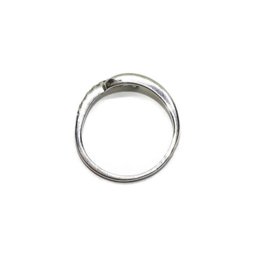 Anillo brazo cruzado 0,20cts - Imagen 4