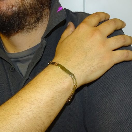 Esclava para Hombre de Oro Amarillo de 18k Maciza 25.15gr - Imagen 2