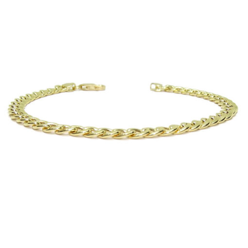 Pulsera de Oro Amarillo de 18k para Hombre Tipo barbada 7.50gr - Imagen 6