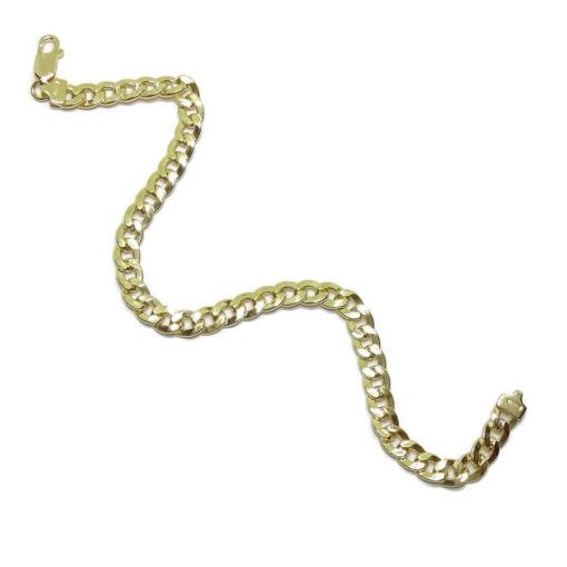 Pulsera de Oro Amarillo de 18k para Hombre Tipo barbada 7.50gr - Imagen 5