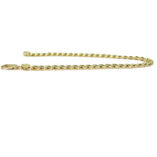 Pulsera de Oro Amarillo de 18k para Hombre Tipo barbada 7.50gr - Imagen 4