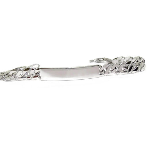 Esclava para Hombre de Oro Blanco de 18k Maciza 21.95gr - Imagen 6